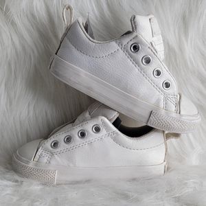 White Leather Converse